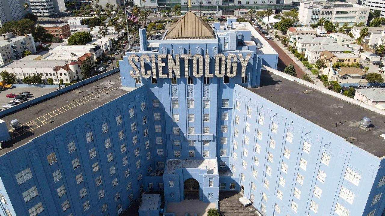 A photo of a Scientology building
