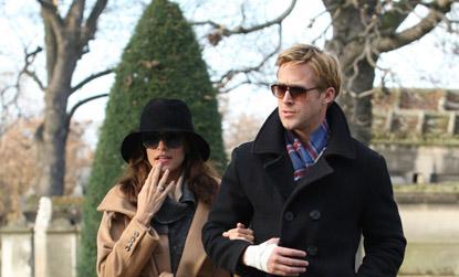 //ryan gosling eva mendes paris