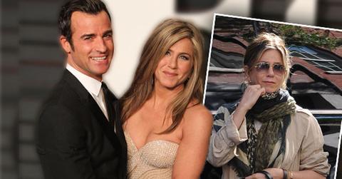 //jennifer aniston justin therous pregnant rumors baby bump pp