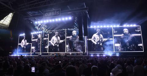 Photo of Oasis band.