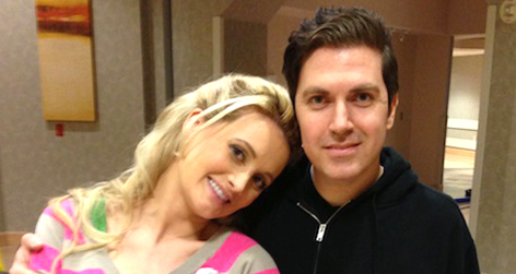 //holly madison baby rainbow