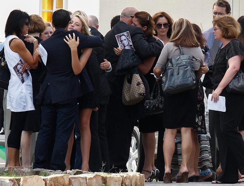 Friends And Family Attend Reeva Steenkamp's Funeral