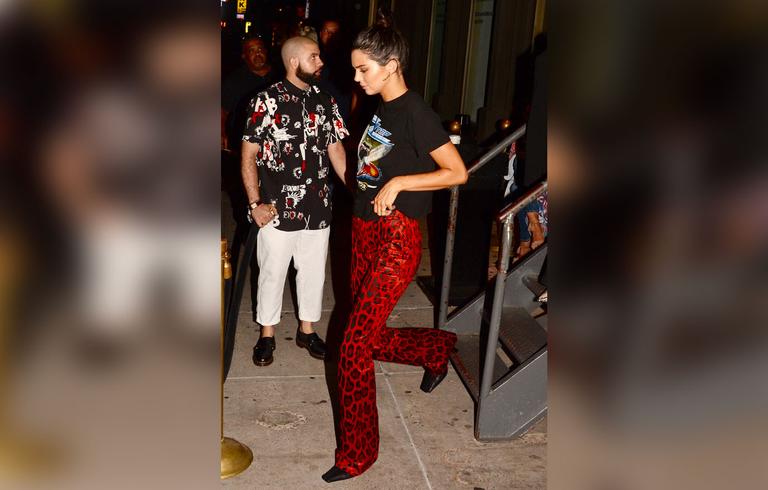 Kendall Jenner And Anwar Hadid Go On Night Out