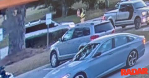 kathryn dennis hit run video stop sign