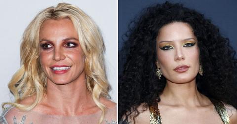 Composite photo of Britney Spears and Halsey