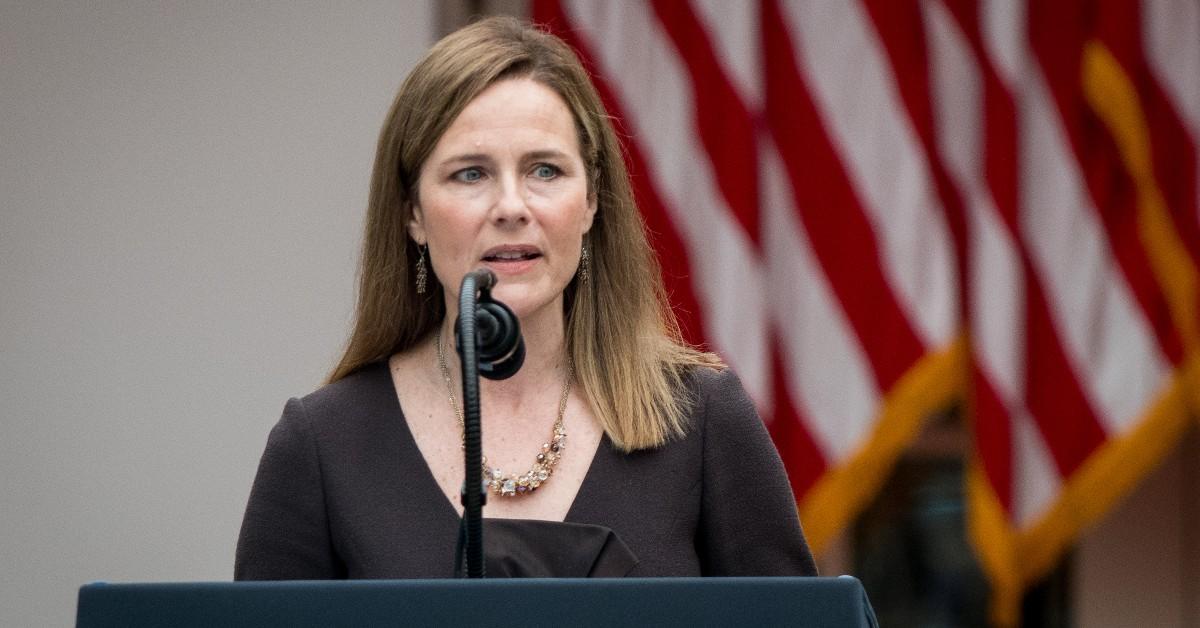 amy coney barrett flippantly mocks pro choice protesters