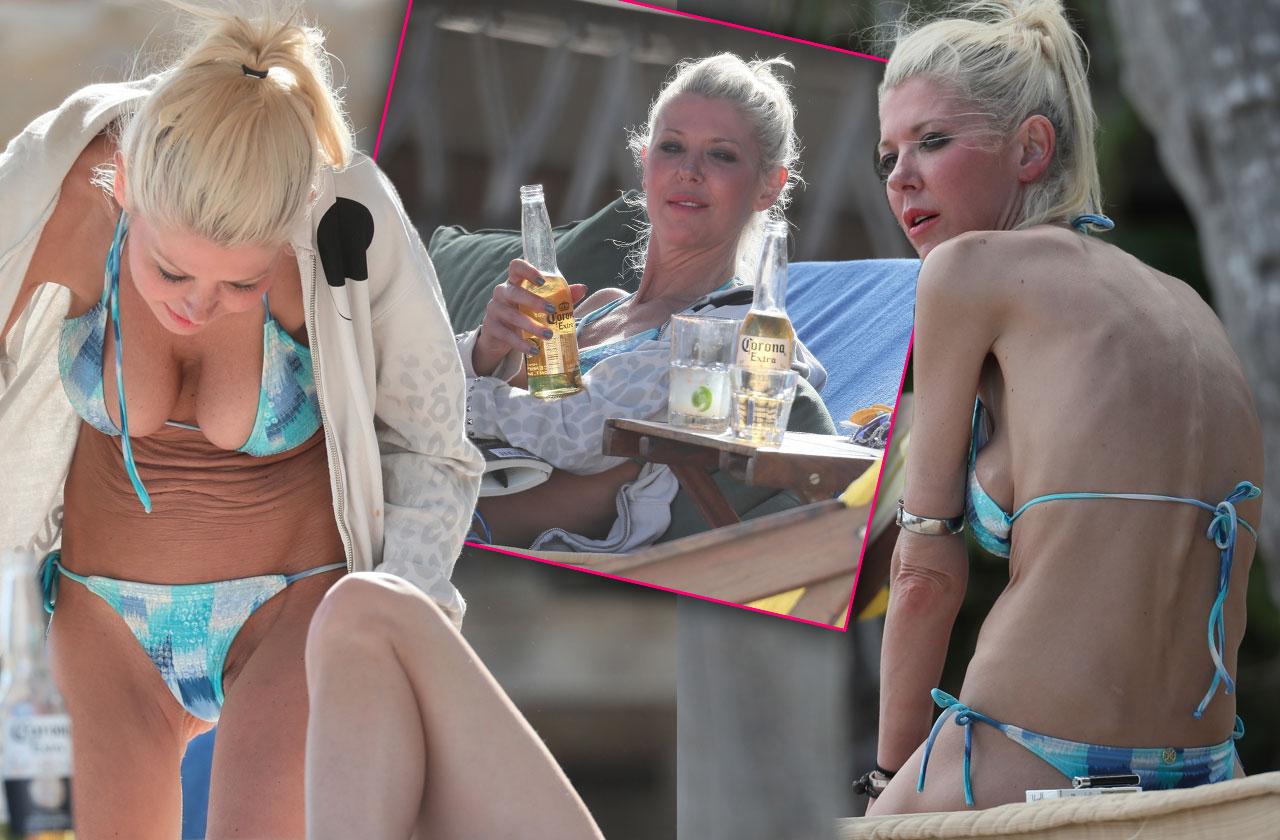 //Tara Reid skeletal uggs bikini pp