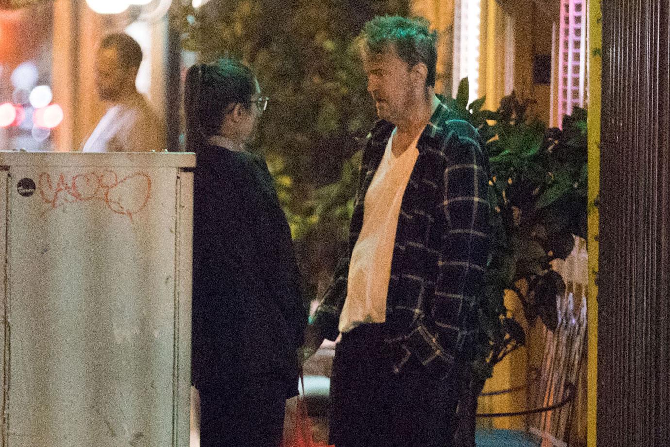 Matthew Perry Looks Disheveled On Date With Mystery Woman