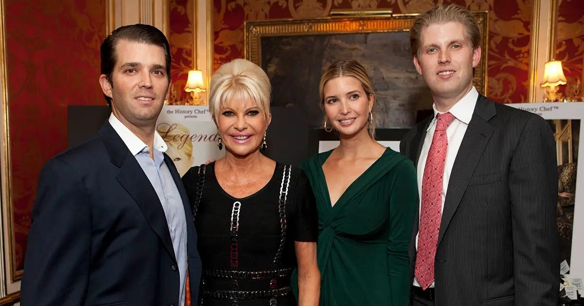 Ivana was mother to Don Jr., Ivanka and Eric.