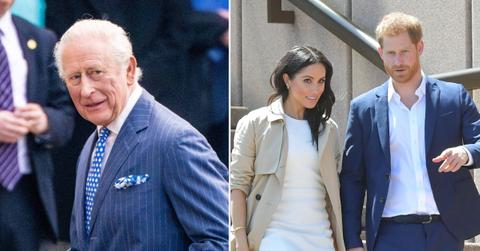 Photo of King Charles, Prince Harry and Meghan Markle