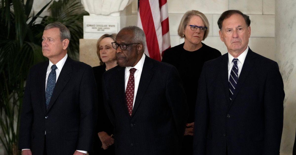 rumors justice clarence thomas  mysteriously absent supreme court