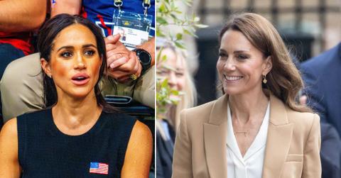 Photo of Kate Middleton and Meghan Markle