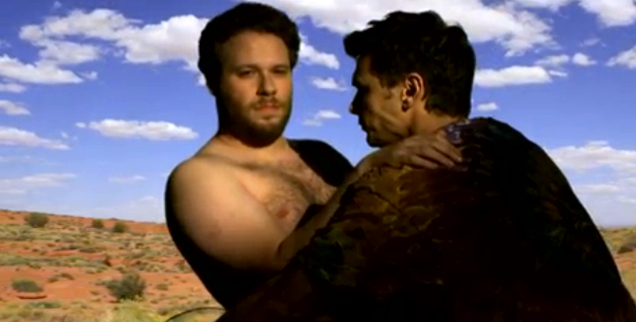 //james franco seth rogan video spoof