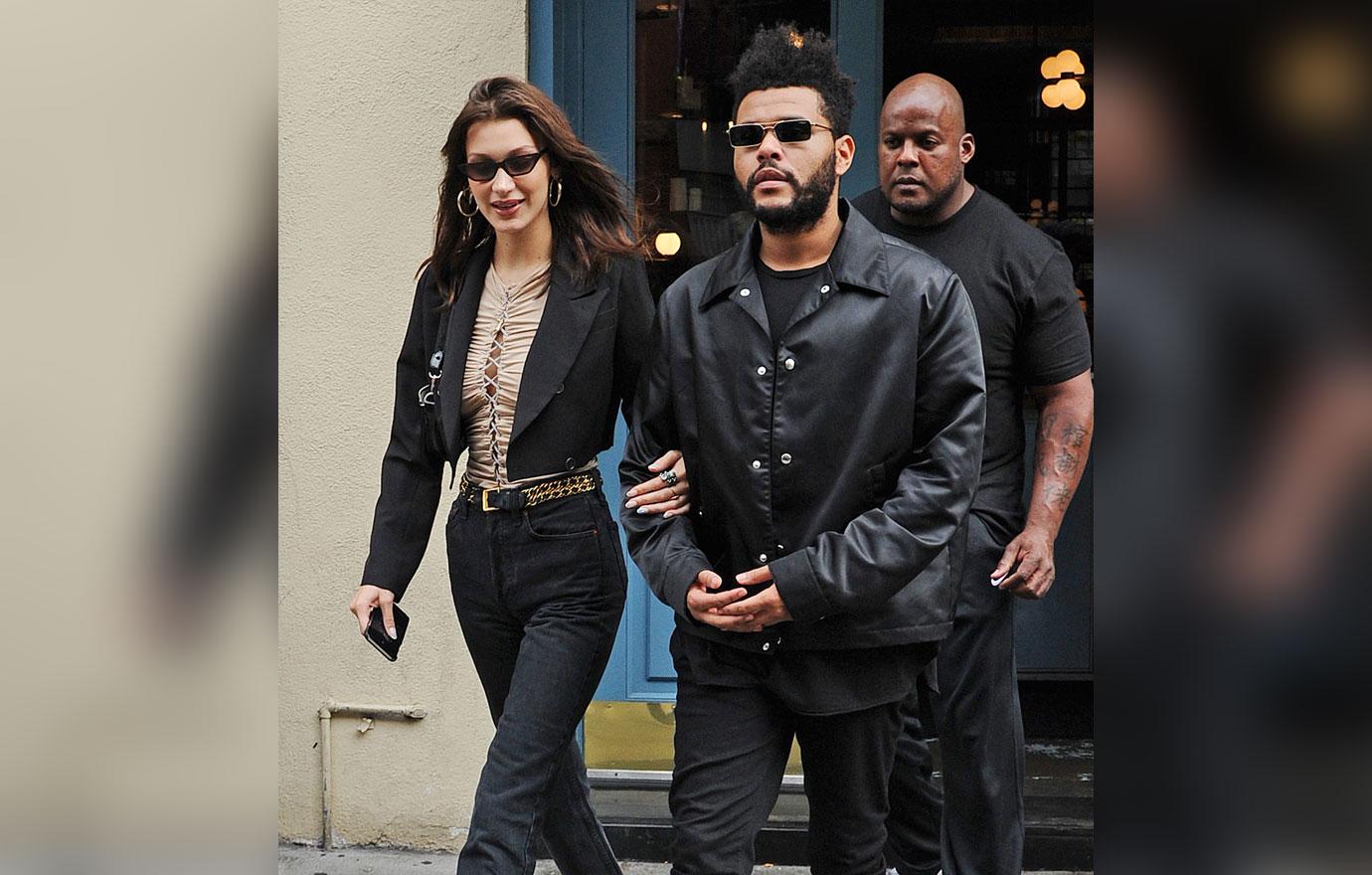 The Weeknd and his girlfriend Simi Khadra were spotted leaving an offi, simi haze the weeknd