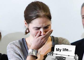 //amanda knox book deal splash