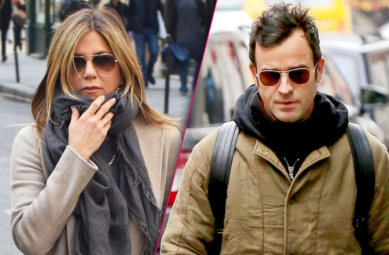 //Jennifer aniston justin theroux split hardly lived together during marriage pp