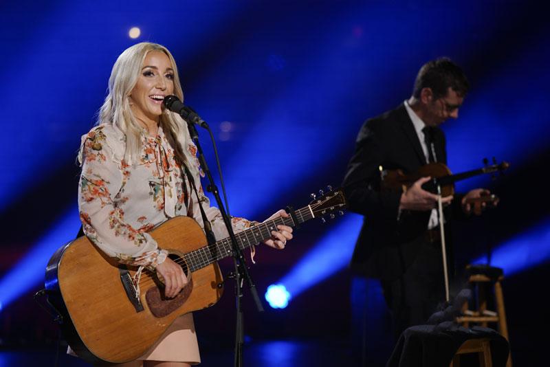 //Ashley Monroe performs during a live streamed