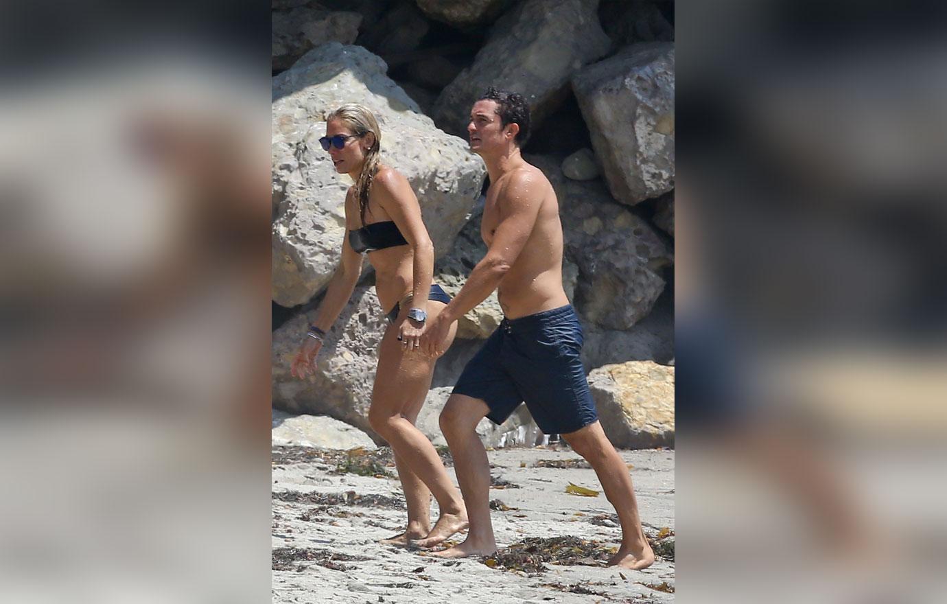 //orlando bloom blonde bikini beach