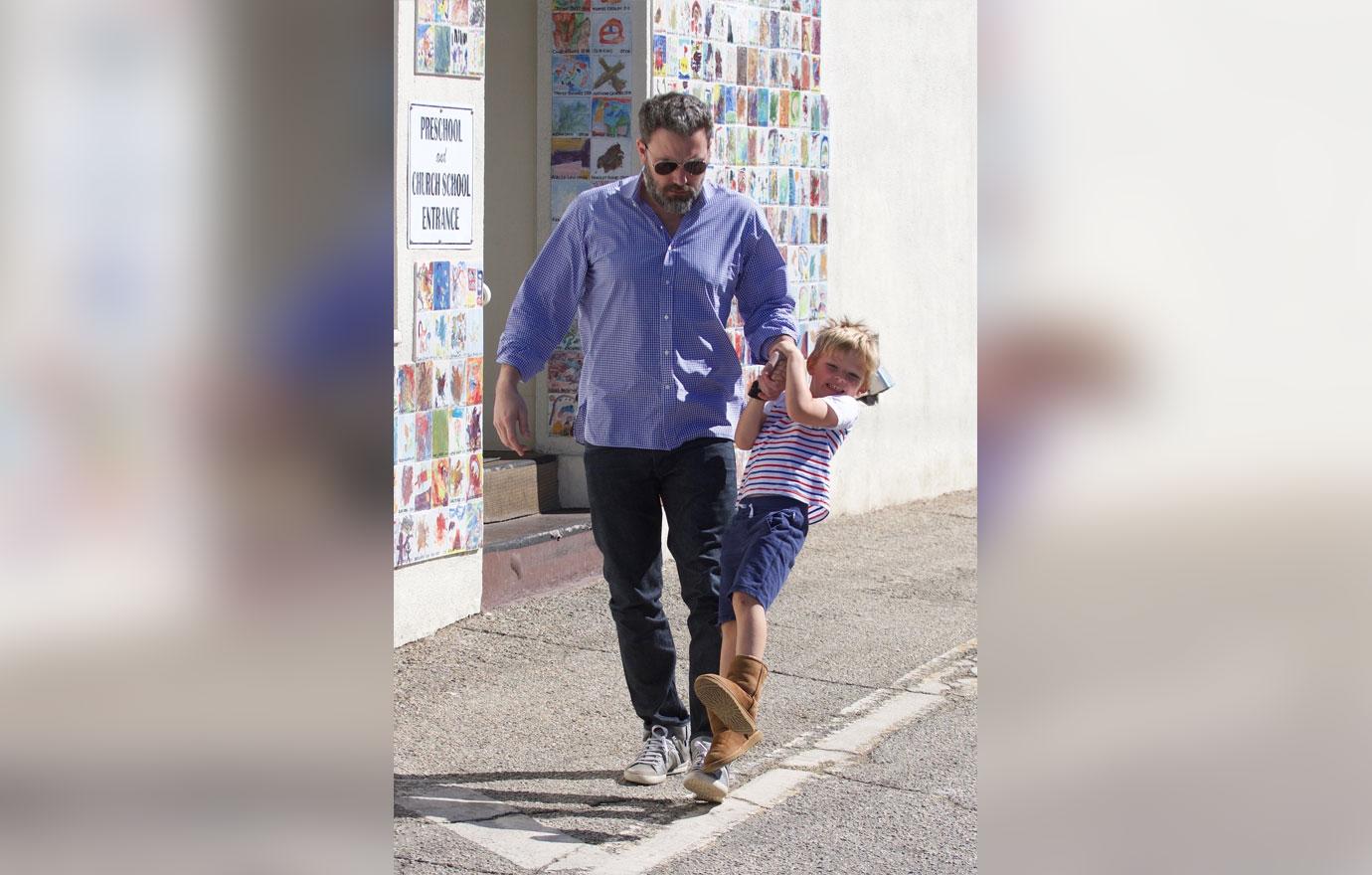 Ben Affleck Leaving Church After Rehab