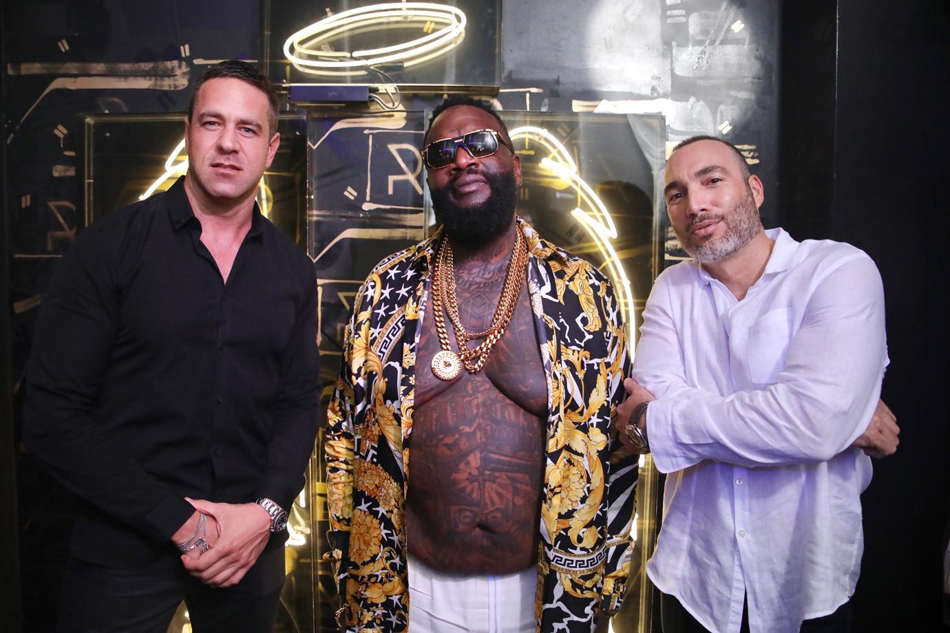 Rick Ross, Mio Danilovic and Keith Paciello Pose Together