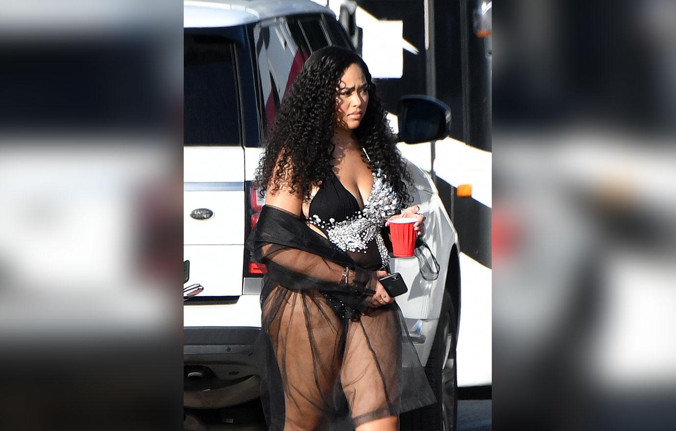 Jordyn Woods Nearly Naked On Music Video Set After Kylie Fallout