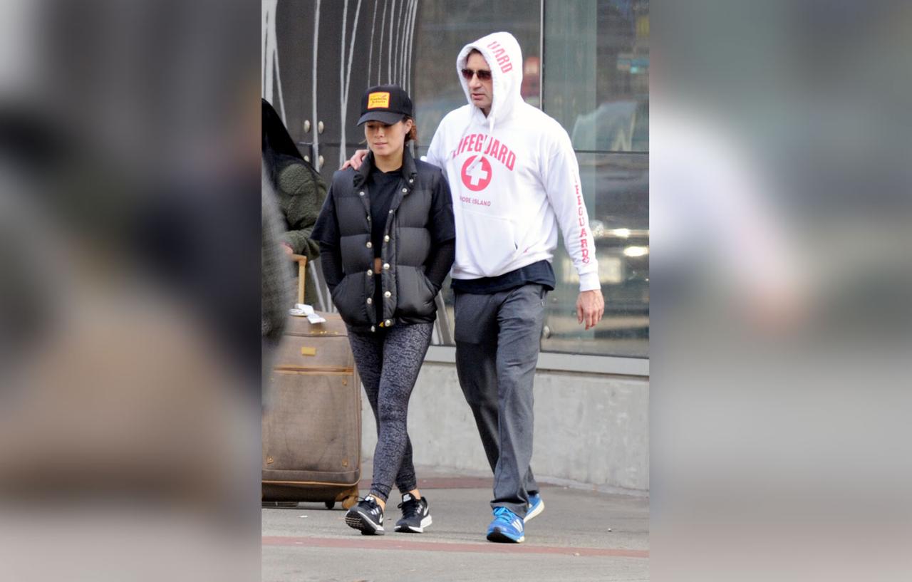 David Duchovny young girlfriend Canada