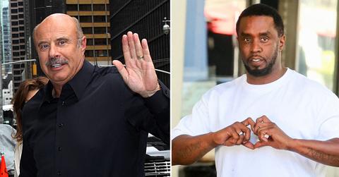 Split photo of Dr. Phil and Sean 'Diddy' Combs