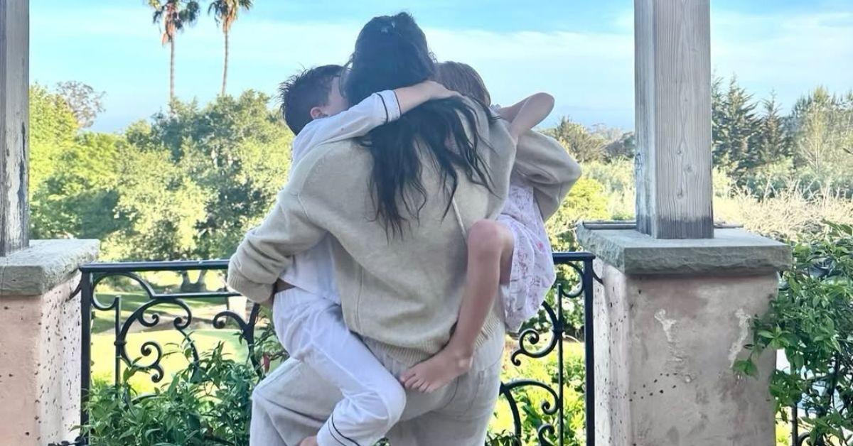 Photo of Meghan Markle with Archie and Lilibet