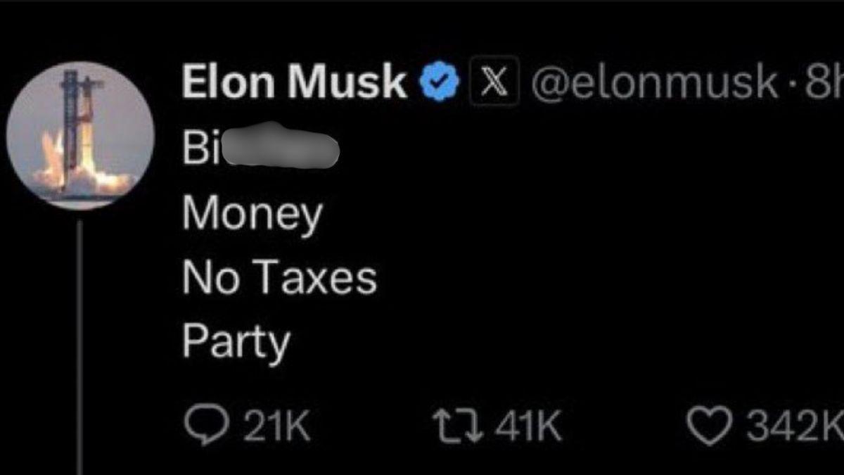 Critics suggested Musk was under the influence when he tweeted this.