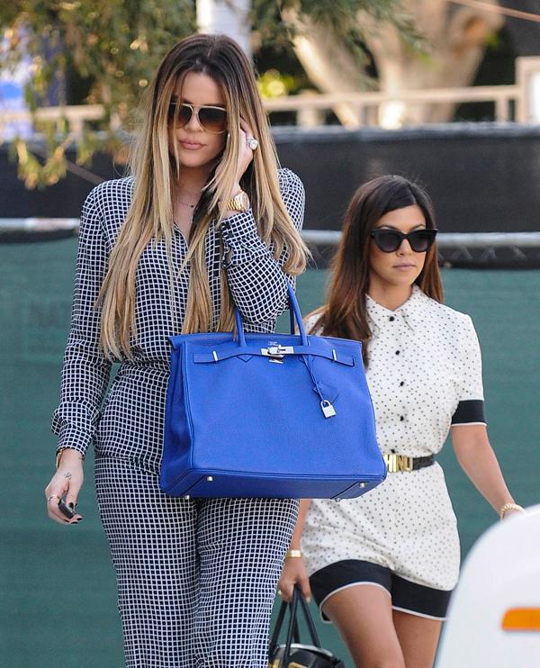 Just Can't Get Enough: Khloé Kardashian Loves Her Colorful Hermès Birkins -  PurseBlog