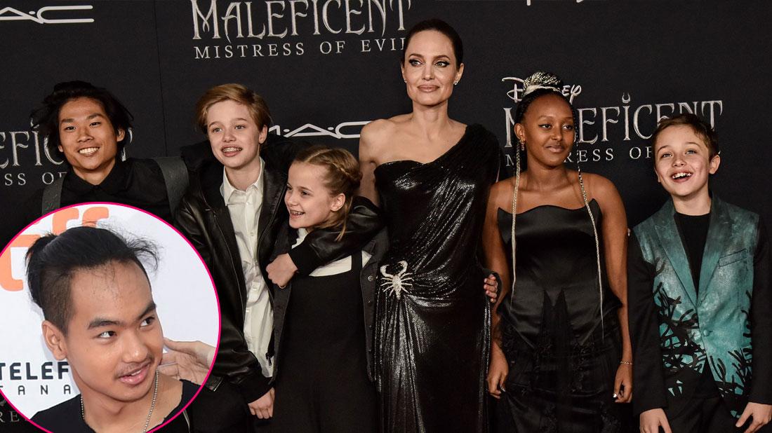 Angelina Jolie & Kids At ‘Maleficent’ Premiere Without Maddox