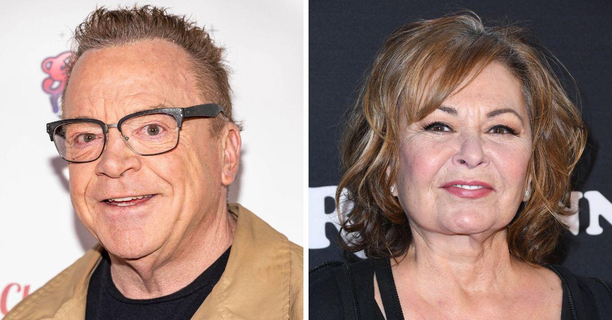 Photo of Tom Arnold and Roseanne Barr 