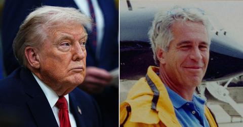 Photo of Donald Trump and Jeffrey Epstein
