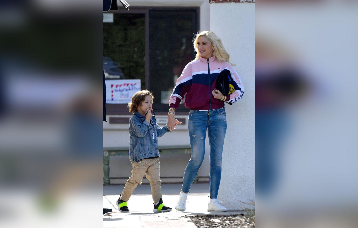 Gwen Stefani Spends Time With Son Apollo