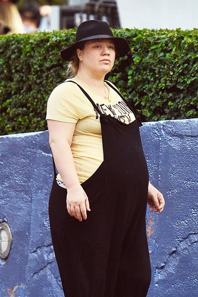 Very Pregnant Kelly Clarkson Is Nearly Unrecognizable On Disneyland Trip 4190