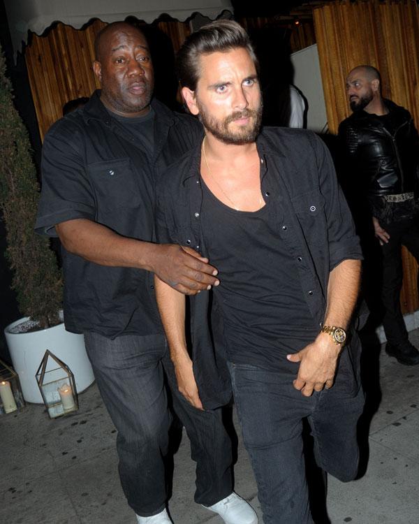 Scott Disick Drunk L.A. Nightclub