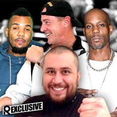 //george zimmerman michael lohan dmx celebirty boxing sq
