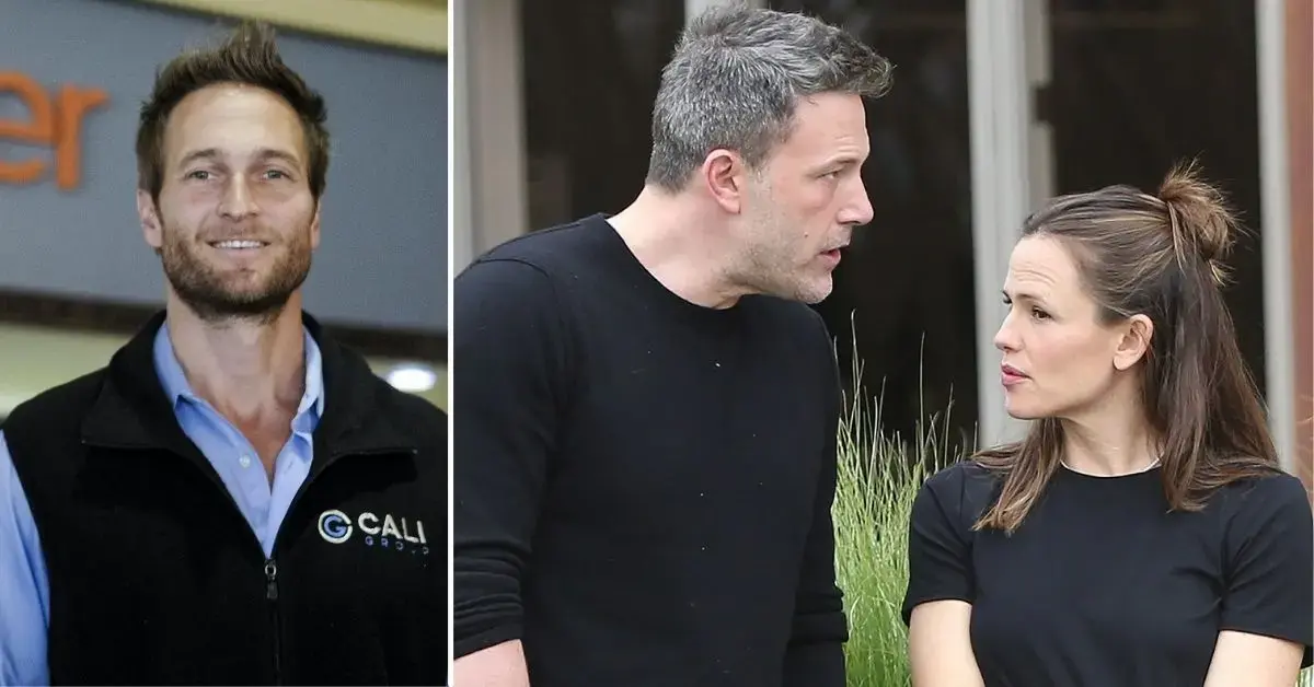 Split photos of Ben Affleck, John Miller and Jennifer Garner