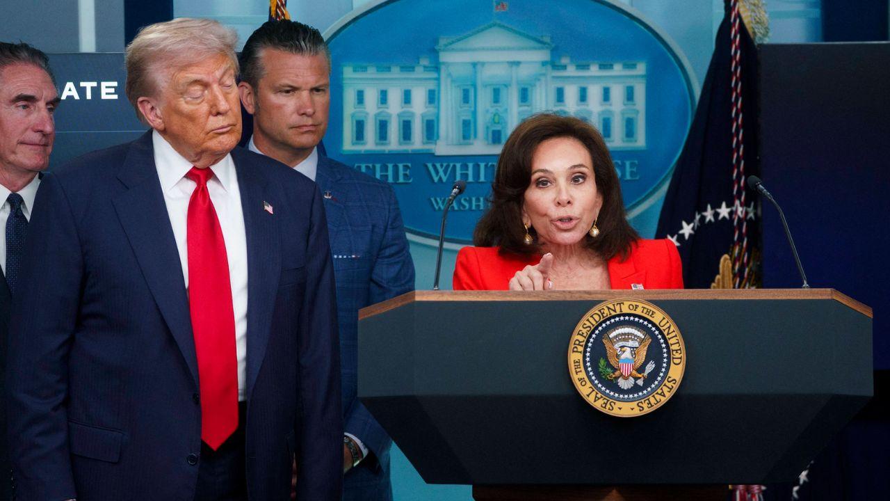 Photo of Donald Trump, Jeanine Pirro