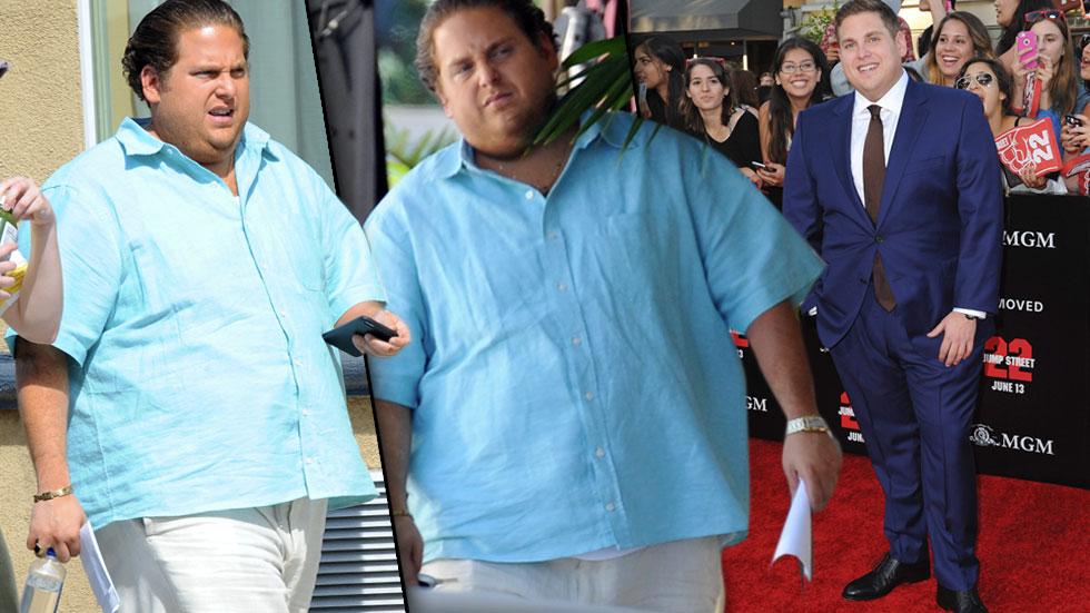 Jonah Hill's Shocking Weight Gain –– Actor Looks Bloated On Set Of ...