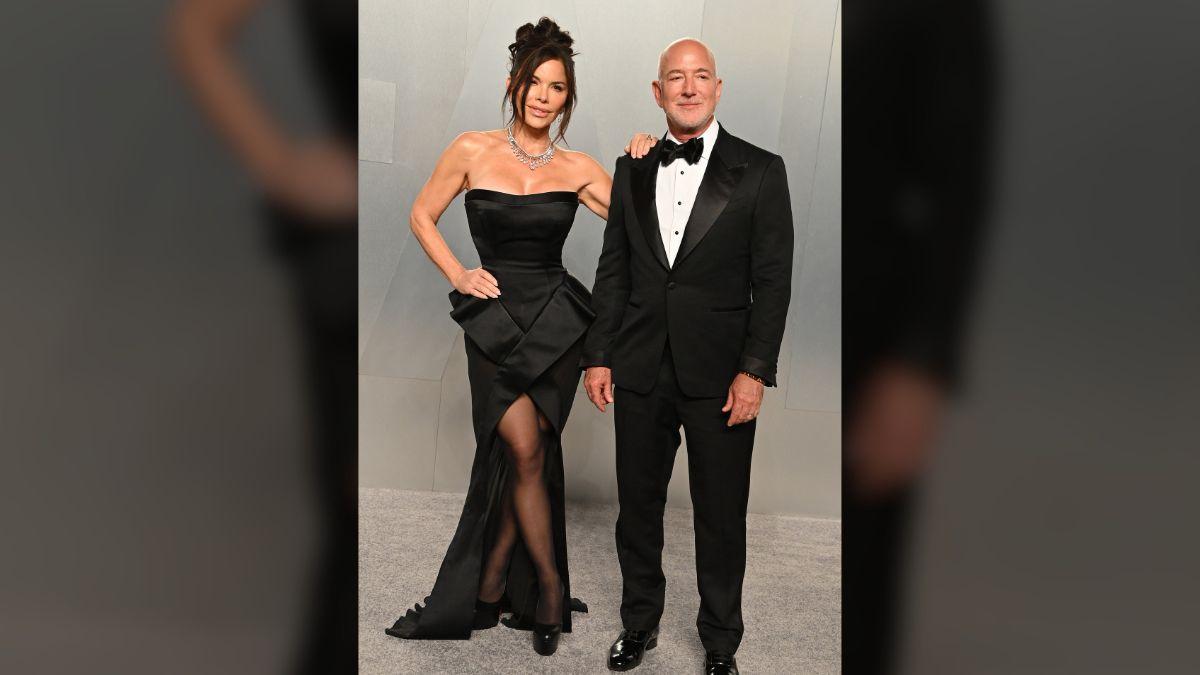 image of Lauren Sanchez and Jeff Bezos