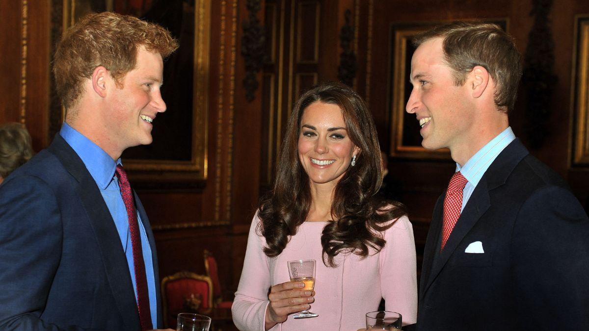 Photo of Prince William, Kate Middleton and Prince Harry