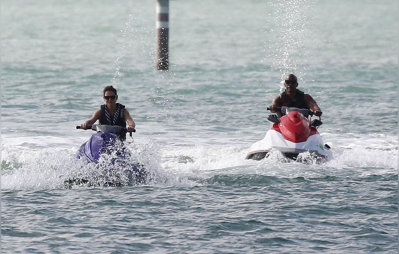 Katie Holmes And Jamie Foxx Enjoy Jet Ski Fun