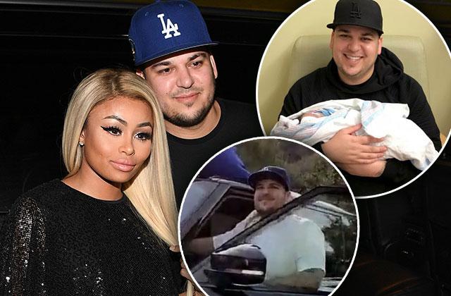 blac chyna rob kardashian fighting perfect range rover