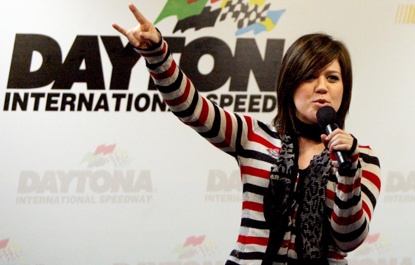 Kelly in her early 20s at a Daytona Event