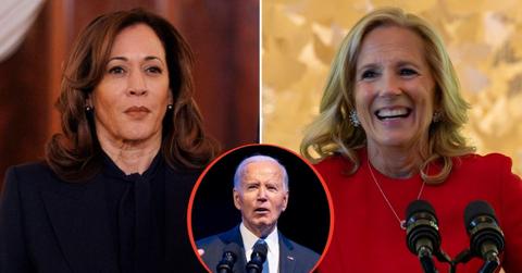 split image of Kamala Harris / Jill Biden / Joe Biden