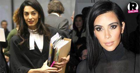 Kim Kardashian Amal Clooney Work