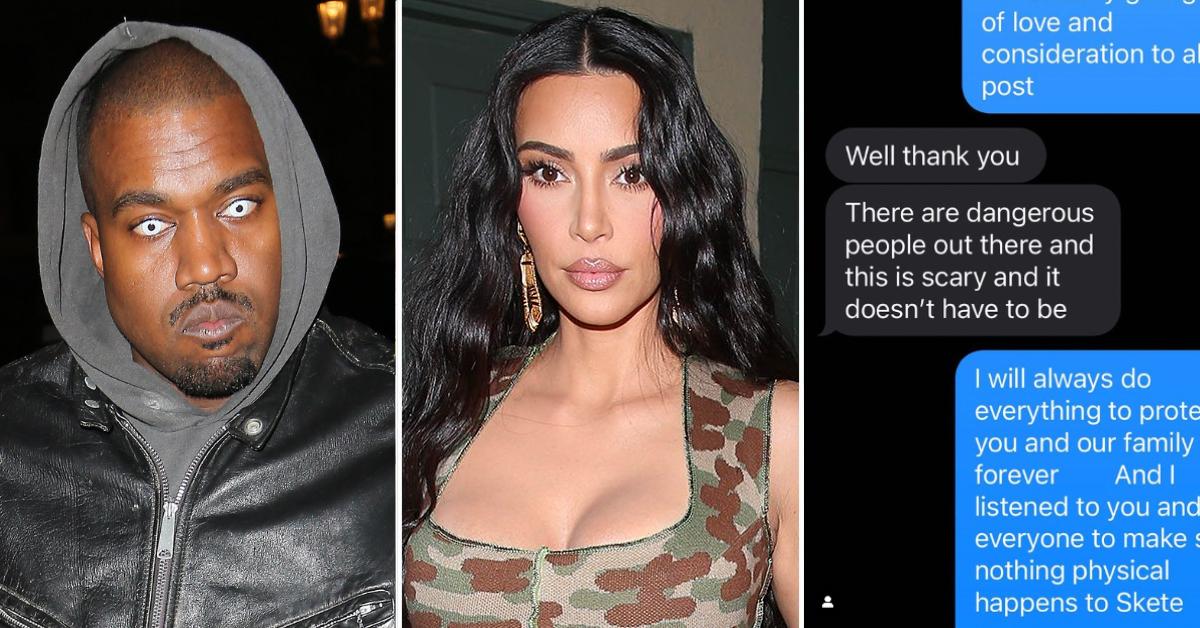 Kanye West Leaks Text Convo With Kim Kardashian Where Former Couple