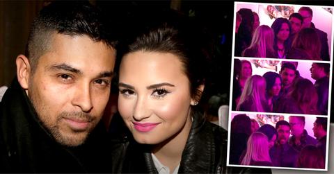 //demi lovato wilmer valderama secret engagement ring wide