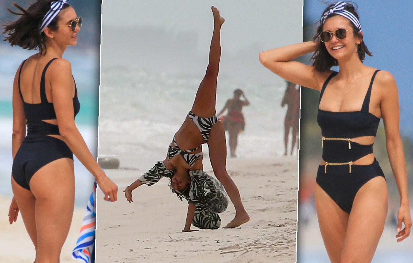 Nina Dobrev Bikini Body Vacation